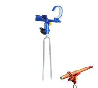ccuzs Fishing Rod Holder - Adjustable Angling Pole Rack with Ground Spike Stand | Portable Secure Rod Support System for Boat, Shore, Kayak, Pontoon, Dock Surf or Beach Use Outdoor