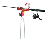ccuzs Fishing Rod Holder - Adjustable Angling Pole Rack with Ground Spike Stand | Portable Secure Rod Support System for Boat, Shore, Kayak, Pontoon, Dock Surf or Beach Use Outdoor