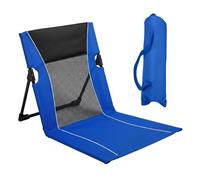 ccuzs Foldable Beach Chair - Portable Poolside Lounge Seat with Carry Bag | Lightweight Reclining Outdoor Camping Chair Compact Relaxation Lounger for Beach, Picnic, Park, Lake, Concert or Lawn