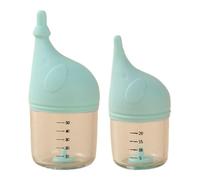 ccuzs Kitten Nursing Bottle, Pet Milk Feeder, Leak Proof Design Easy to Clean, Soft Silicone Nipples Ideal for Small Dog and Cat Feeding, 1.46x3.46 Inches