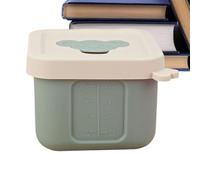 ccuzs Mini Snack Container - Leak Proof Reusable Food Storage Box with Lid | Ice Mold Style Sauce and Dip Holder for Salad Dressing, Snacks, Meal Prep, Travel, Picnic, Hiking or Party Use