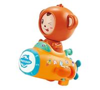 ccuzs Monkey Music Toy, Interactive Spaceship Animal Walker, Face-Changing Light Toy with Sound Effects, Educational Fun for Babies, Face-Changing Design, Made of Abs Material