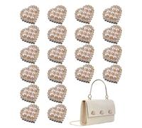 ccuzs Pearl Button Set - 20pcs Faux Pearl Decorative Sewing | Embellishments Multifunctional Craft Accessories Elegant Round Shank for Clothing, Tailoring, Shoes or Handmade Projects