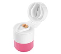 ccuzs Pill Organizer Travel, Medicine Case with Pill Cutter, Portable High-Efficiency Container for Pills, Medications & Supplements, Multiple Functions, Pp Material