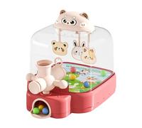 ccuzs Pinball Toy, Cute Bear Arcade, Interactive Learning Game for Boys and Girls Ages 3+, Educational Tabletop Toy for Kids, Lovely Bear Design, Material: Abs, 4.33x6.3x5.12in