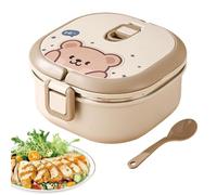 ccuzs Practical Lunch Box, Stainless Steel Food Containers, Lunch Containers with Squared Shape Style, Meal Prep Container with Lid, Foods Storage Snack Boxes, Food Box for Kids School Outdoor