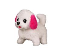 ccuzs Robot Dogs for Adults, Robotic Walking Plush Dog Toy, Realistic Stuffed Animal with Barking Sounds, Interactive Wagging Pet Companion for Birthday Gift Emotional Comfort Play Doll