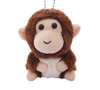 ccuzs Stuffed Monkey - Keychain Accessory Cartoon Plush | Keyring Pendant Soft Animal Toy Doll Charm for Birthday Party Handbags Backpacks Phone Case Family Friends Children Boys Girls Colleagues
