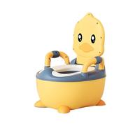 ccuzs Toddler Potty, Baby Potty Trainer Toilet, Duck Shape Portable Travel Potty, Lightweight Easy-Clean Design, Compact Size, Outdoor Camping, Kids Toilet Training, Travel Use, 22.5cm PVC