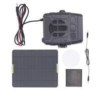 ccuzs Windshield Heater - Fast Heating Car Defroster for Winter | Solar Powered Electric Automotive Heater, Windshield Deicing, Portable Vehicle Air Dryer for Cold Weather Driving, 22cm Black