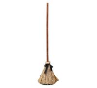 ccuzs Witch Broom, Floating Dancing Broom with Spooky Sounds, Animated Halloween Decoration Ideal for Outdoor Porch Yard Party Haunted House Holiday Setup, 43.5 Inches, 1 Piece