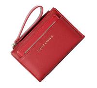 ccuzs Zipper Wallet, Card Holder, Lanyard Multi-Functional, Large Coin Purse, Capacity Coins For Notes, And Cards, Portable Short Lightweight Cash Space, 12.5x9x2.5cm