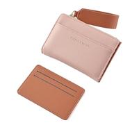 ccuzs Zipper Wallet, Card Holder, Lanyard Multi-Functional, Large Coin Purse, Capacity For Notes, And Cards, Portable Short Lightweight Cash Space, 12.5x9x2.5cm