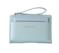 ccuzs Zipper Wallet, Card Holder, Lanyard Multi-Functional, Large Coin Purse, Capacity For Notes, And Cards, Portable Short Lightweight Cash Space, 12.5x9x2.5cm