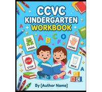 CCVC Kindergarten Workbook: Learn to Read 4-Letter Words with Phonics | Trace, Read, Write & Color | Fun Reading Practice for Preschool, Pre-K & Kindergarten Ages 4-6