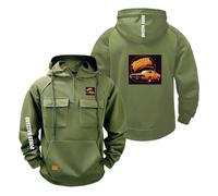 CCVQPF Felpa con Cappuccio da Uomo Mezza Zip per Giacca Auto D.u.KE.s G.en.eral L.e.e Car Grafica Felpe Abbigliamento Strada Tasche Cappotti Sportivi Capispalla-LvSe||x_l