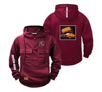 CCVQPF Felpa con Cappuccio da Uomo Mezza Zip per Giacca Auto D.u.KE.s G.en.eral L.e.e Car Grafica Felpe Abbigliamento Strada Tasche Cappotti Sportivi Capispalla-JHSe||s