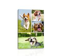 CCWACPP Stampa su tela con foto collage personalizzate Stampe su tela personalizzate con le tue foto multiple Immagini personalizzate 40x60 cm