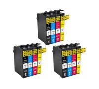 CCXTKENWU Cartucce d'inchiostro 18XL T1811 T1814 Confezione da 4 compatibili con i materiali di consumo della stampante XP415 XP302 XP102 XP202 XP205 XP305 XP402 XP312 XP225 XP212 XP412(3 SET)