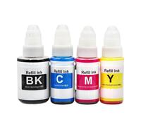 CCXTKENWU Ricarica inchiostro inchiostro colorante 4 colori BK 135 ML CMY 70 ML compatibile con tutte le cartucce d'inchiostro per stampanti a getto d'inchiostro e CISS