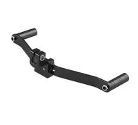 CCXTOTOM Leva del cambio nera Poggiapiedi in alluminio Pedale del cambio Leva del cambio a doppia testa da 2,5 mm Compatibile con parti di motociclette automobilistiche ATV Dirt Bike