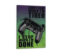 CCXUSENX Poster decorativo da parete con controller e videogiochi, stampa artistica moderna, poster decorativo per camera da letto, 40 x 60 cm