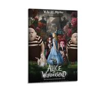 CCXUSENX Poster del film, Alice nel paese delle meraviglie, stampa artistica da parete su tela, poster decorativo moderno per camera da letto, 20 x 30 cm