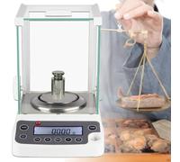 CCYENG Bilancia analitica ad Alta precisione, accuratezza 0,1 MG, capacità 120 g/220 g per Laboratori chimici, analisi di Gioielli, Ricerca scientifica ()