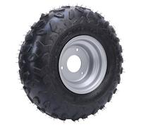 CCYLEZ 145/70-6 Pneumatico, 145x70-6 Pneumatico, Pneumatico ATV 6 Pollici UTV con Cerchione in Lega di Alluminio Fissaggio a 3 Bulloni per Il Carrello di Kart