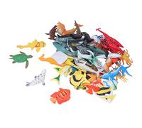 CCYLEZ Animali Marini Giocattoli, 48 Pezzi Set in Plastica Ecologica | Forme vivaci, Adatto per bambini dai 4 ai 6 anni, Ideale per il gioco del bagnetto