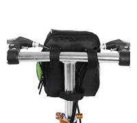 CCYLEZ Borsa Frontale per Bicicletta Nera Multifunzione Custodia Resistente Impermeabile per Viaggi in Bicicletta con Grande capacità