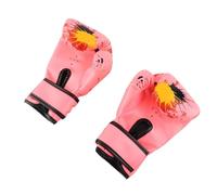 CCYLEZ da Boxe per Bambini da Allenamento Durevoli e Alla Moda per Bambini 2-11 Anni Coppia Traspirante in Pelle PU (PINK)