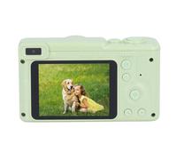 CCYLEZ Fotocamera Digitale, Fotocamere Vintage 4K HD con Schermo da 2,4 Pollici 1080P Zoom 8X Anteriore Posteriore Doppia Fotocamera Vlogging per Fotografia Registrazione Video (GREEN)