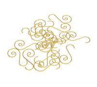 CCYLEZ Ganci a S Forma Metallici, Decorativi Multiuso da 25mm per Uso | Materiale di alta qualità, design leggero, quattro colori disponibili, pratico per la casa e l\'ufficio
