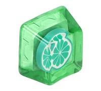 CCYLEZ keycap Custom Keycaps, Universal Translucent Tastiera DIY Trasparente Resin Cartoon Style Gaming Keycap Fit per tastiera meccanica (verde3)