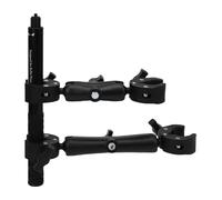 CCYLEZ Kit di Bastoncini Selfie Moto per X5 X4 X3 X2 Rs, con a Doppio Morsetto 28-115 Cm Cuscinetto di Gomma Lunghezza Regolabile per Bici ATVS UTV