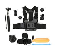 CCYLEZ Kit di Fotocamera d'azione Universale con Cabina del Torace e Chiusura di Gancio a Forma di J per Sport Esterni e attività