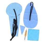 CCYLEZ Kit di Pulizia per Sassofono da 5 Pezzi con Panno Morbido e Spazzola per Bocchino per una Facile Manutenzione e Cura degli Strumenti a Fiato