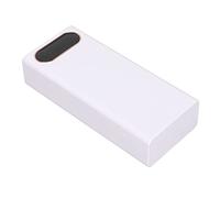 CCYLEZ Kit Power Bank Fai da Te con Display LCD e Doppia Uscita USB per Telefoni Cellulari e Dispositivi, capacità della Batteria Compatta 16x18650 (WHITE)