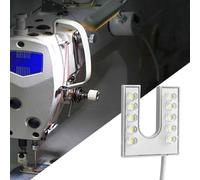 CCYLEZ Lampada a Collo di Cigno Flessibile a Luce LED Luminosa 10 LED a Risparmio Energetico per Macchina da Cucire e Tavolo da Lavoro