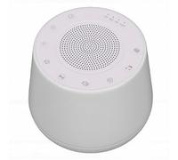 CCYLEZ Macchina per il Rumore Bianco Bluetooth con Luce Notturna e Timer | Macchina Audio Rilassante per Viaggi Domestici Altoparlante BT 5.1 Jack da 3,5 Mm (WHITE)