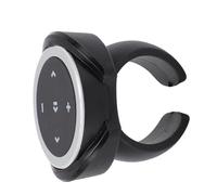 CCYLEZ Media Wearing Whote Remote Control per il Pulsante di Controllo della Musica Wireless per Auto, con Portata da 10 M a Gamma da 240 MAh 4.4+ Support