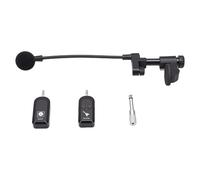 CCYLEZ Microfono Wireless per Chitarra, per la Raccolta del Suono a 360° Sul Microfonico Adatto per Violino, Violoncello, Chitarra, Trasmissione Wireless 2.4G per Concerti,