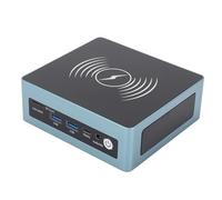 CCYLEZ Mini PC, Piccolo Computer Desktop I5 12a Generazione CPU a Basso Consumo 8G 256G Micro PC con Ricarica Wireless, per Ufficio Aziendale, con Scheda di Rete Wireless Ad Alta (Spina