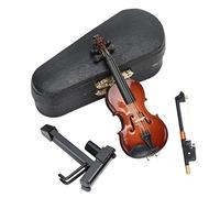CCYLEZ Mini Violino Modello con Dettagli Eleganti, Strumento Giocattolo | Realizzato in tiglio, perfetto per l\'esposizione, l\'arredamento della casa, adatto per bambole