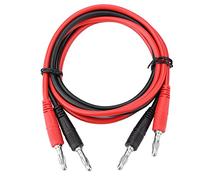CCYLEZ P1041 Set di Cavi per Test con Spina a Banana da 2 Pezzi 4 Mm Durevole e Facile da Usare per Forniture per Test di Laboratorio Elettrici