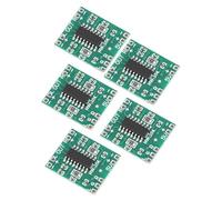 CCYLEZ PAM8403 Modulo Amplificatore Audio Digitale Compatto, Amplificatore di Potenza Ad Alta Efficienza 3W+3W per Piccoli Dispositivi Elettronici, Alimentato Tramite USB o Batteria, 5 Pezzi