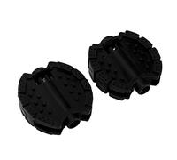 CCYLEZ Pedali per Bici per Bambini, Pedali per Triciclo in Plastica da 2 Pezzi per Bicicletta per Bambini | Accessori per Ruota Anteriore per Bici da Passeggino (BLACK)