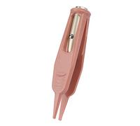 CCYLEZ Pinzetta per la Pulizia dei Neonati con Luce LED, e Durevole, per Pulire Naso, Orecchie, Ombelico, 9,3 Cm, 1 unità