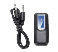 CCYLEZ Ricevitore Trasmettitore Bluetooth 5.0, Adattatore per Auto USB Dual Mode da 3,5 Mm AUX con Display LCD, Funzione di Chiamata per Stereo per Auto/casa, Plug and Play